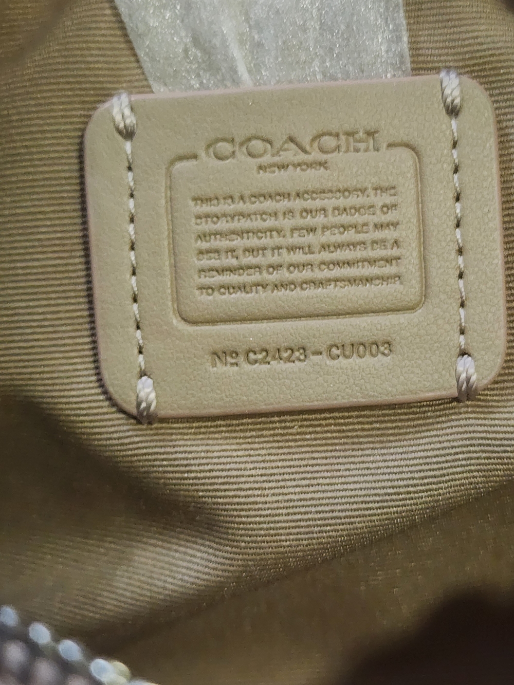 Coach Nolita Barrel Bag Signature Jacquard Faded Blush-NWT - Picture 6 of 7